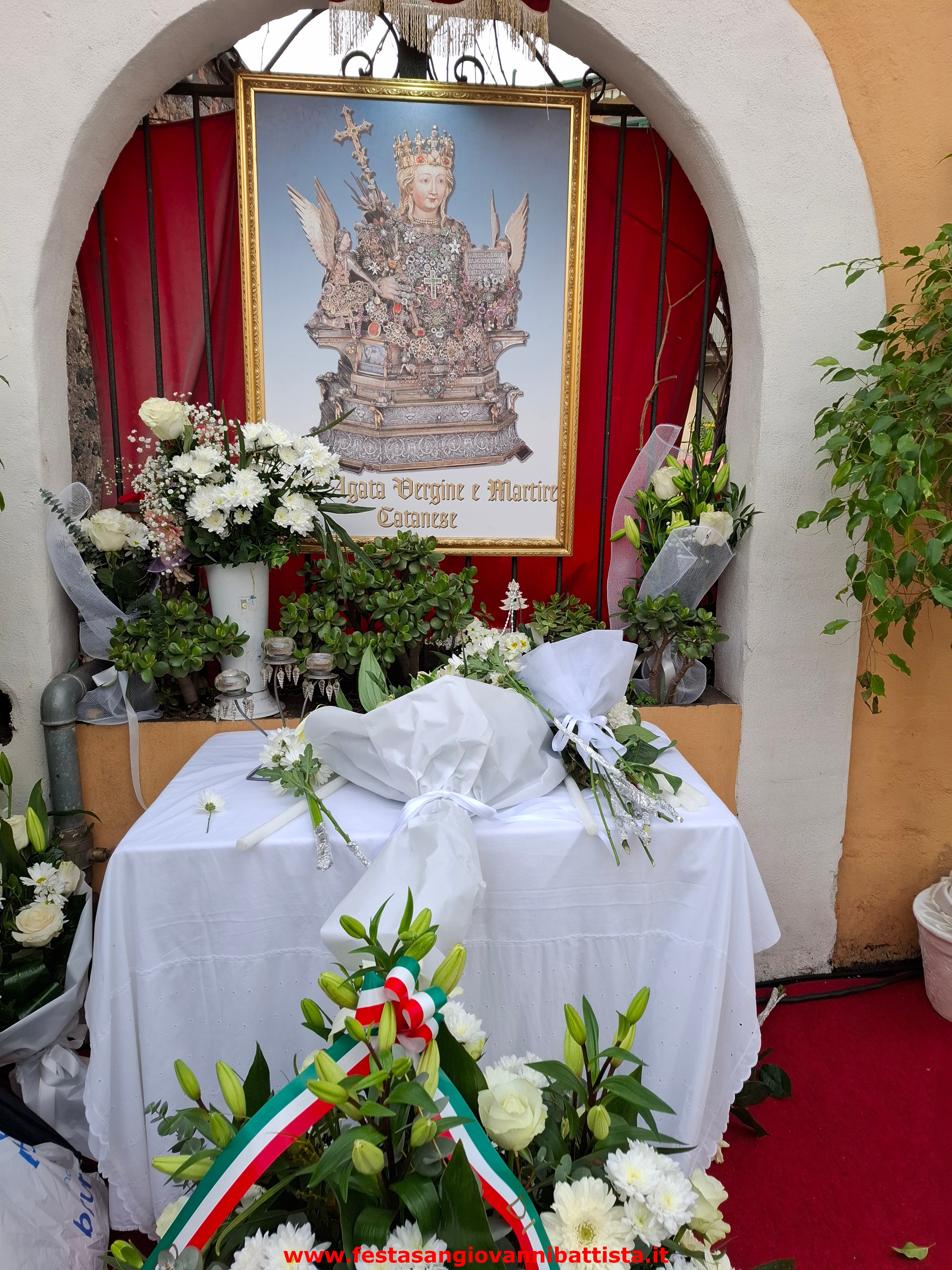 Oggi la nostra comunità parrocchiale ha reso omaggio alla vergine e martire Agata.