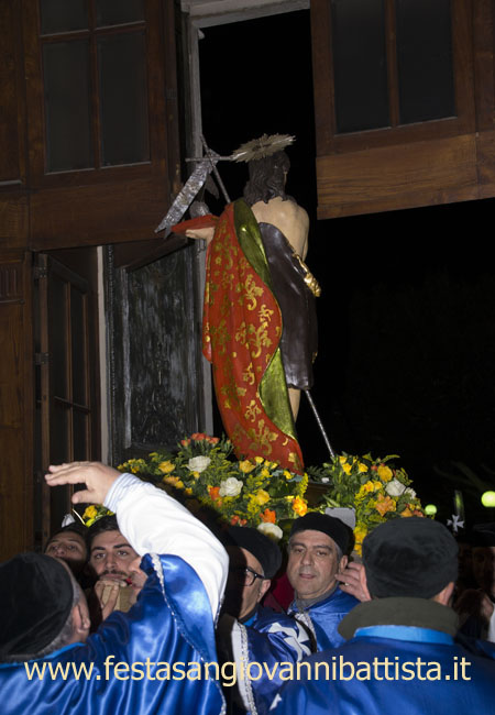 01/03/2015. San Giovanni Battista fa ritorno in Chiesa Madre.