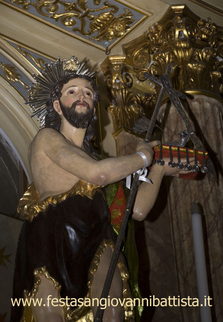 01/03/2015. Il volto espressivo di San Giovanni Battista.