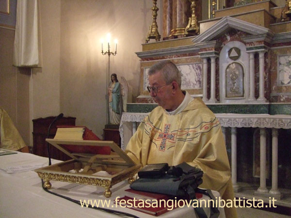 28/02/2015. Il parroco Don Giuseppe Catalfo.