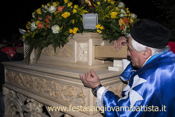 01/03/2015. Particolare della portantina.