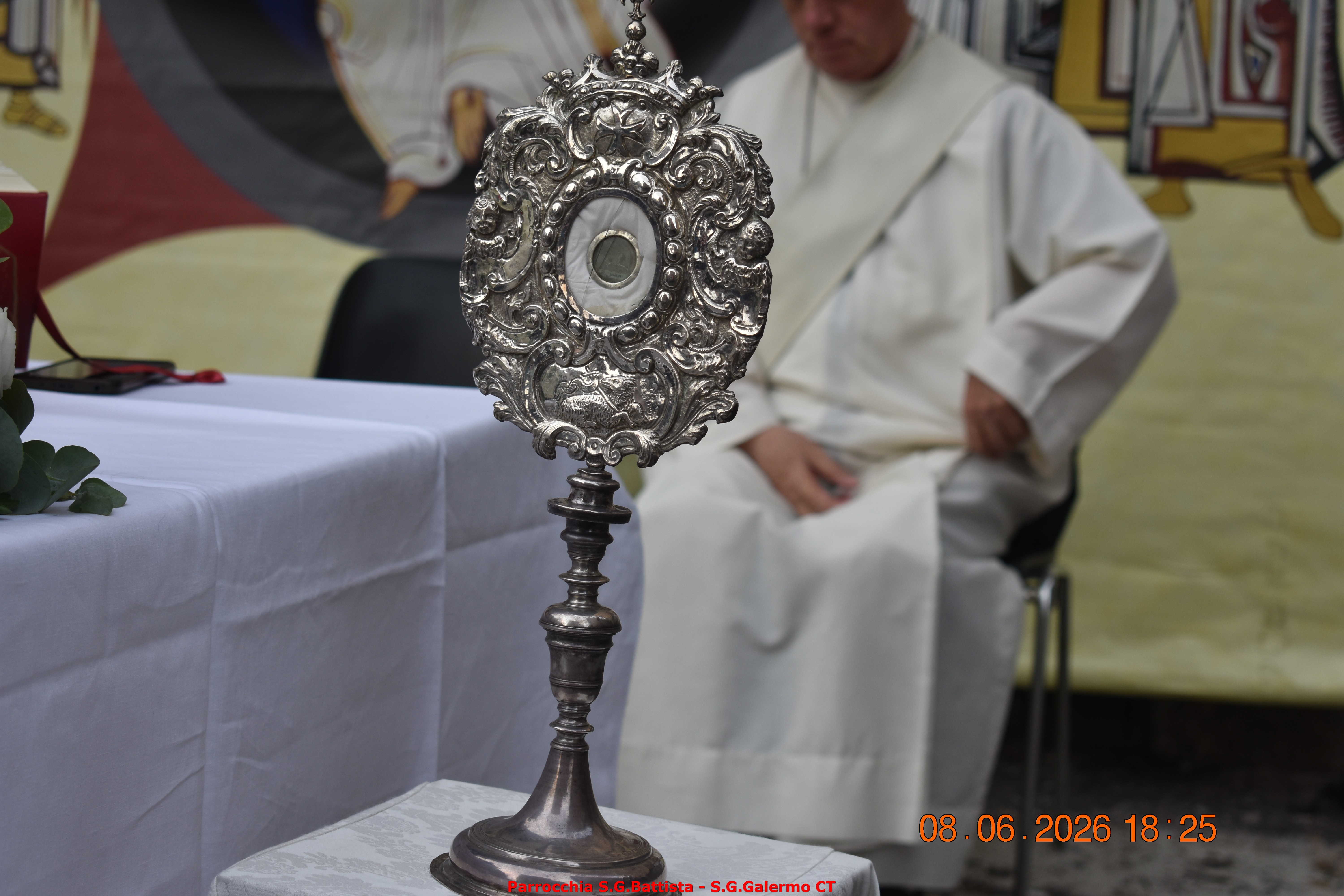 08/06/2026. Ore 18:15. Santo Rosario, Coroncina al Santo Patrono e Santa Messa in via Madonna della Via (vicino Largo Lilibeo).