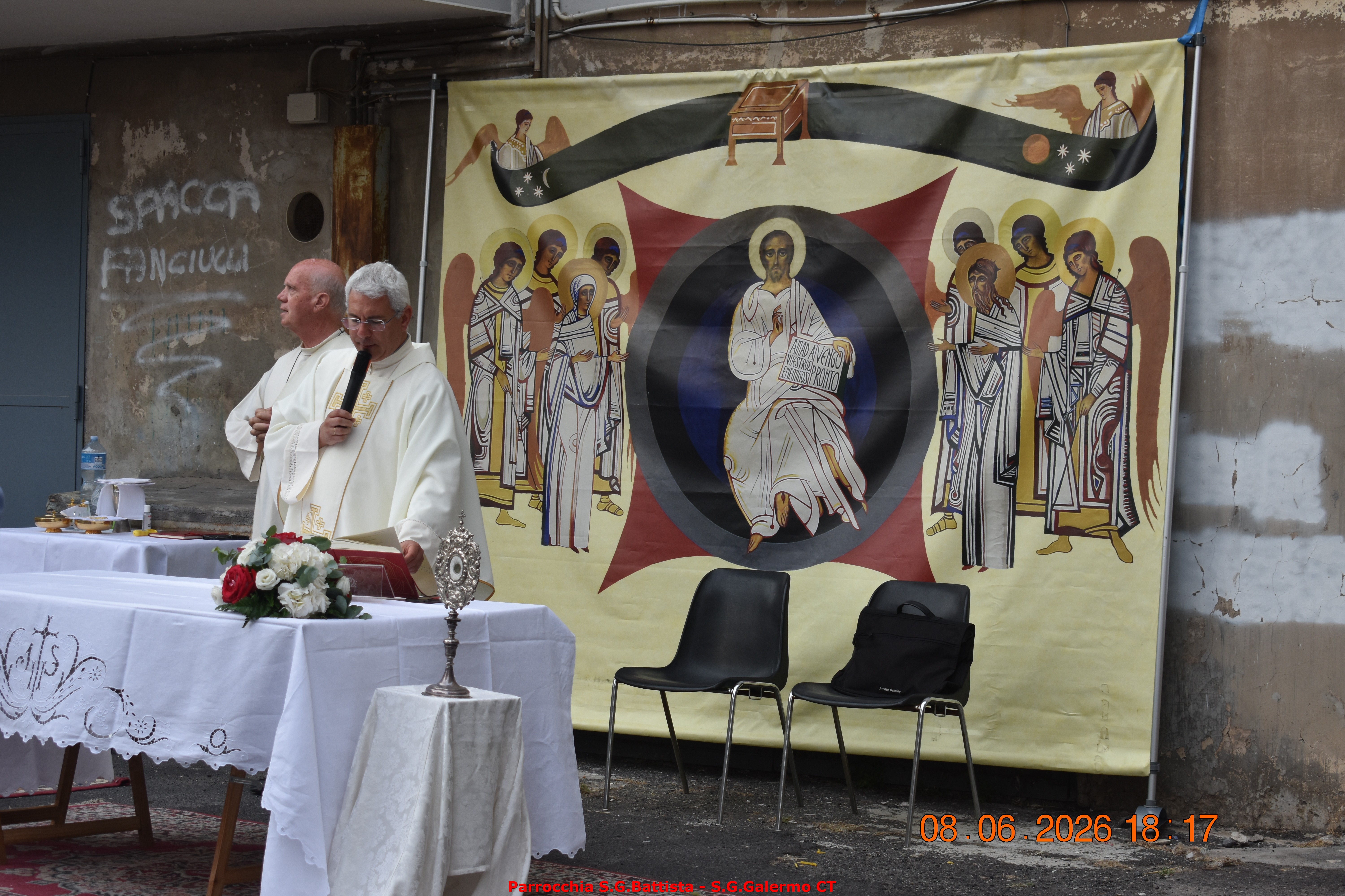 18/06/2026. Momento di preghiera devozionale con la celebrazione eucaristica del Parroco con la Reliquia del Santo Patrono e la