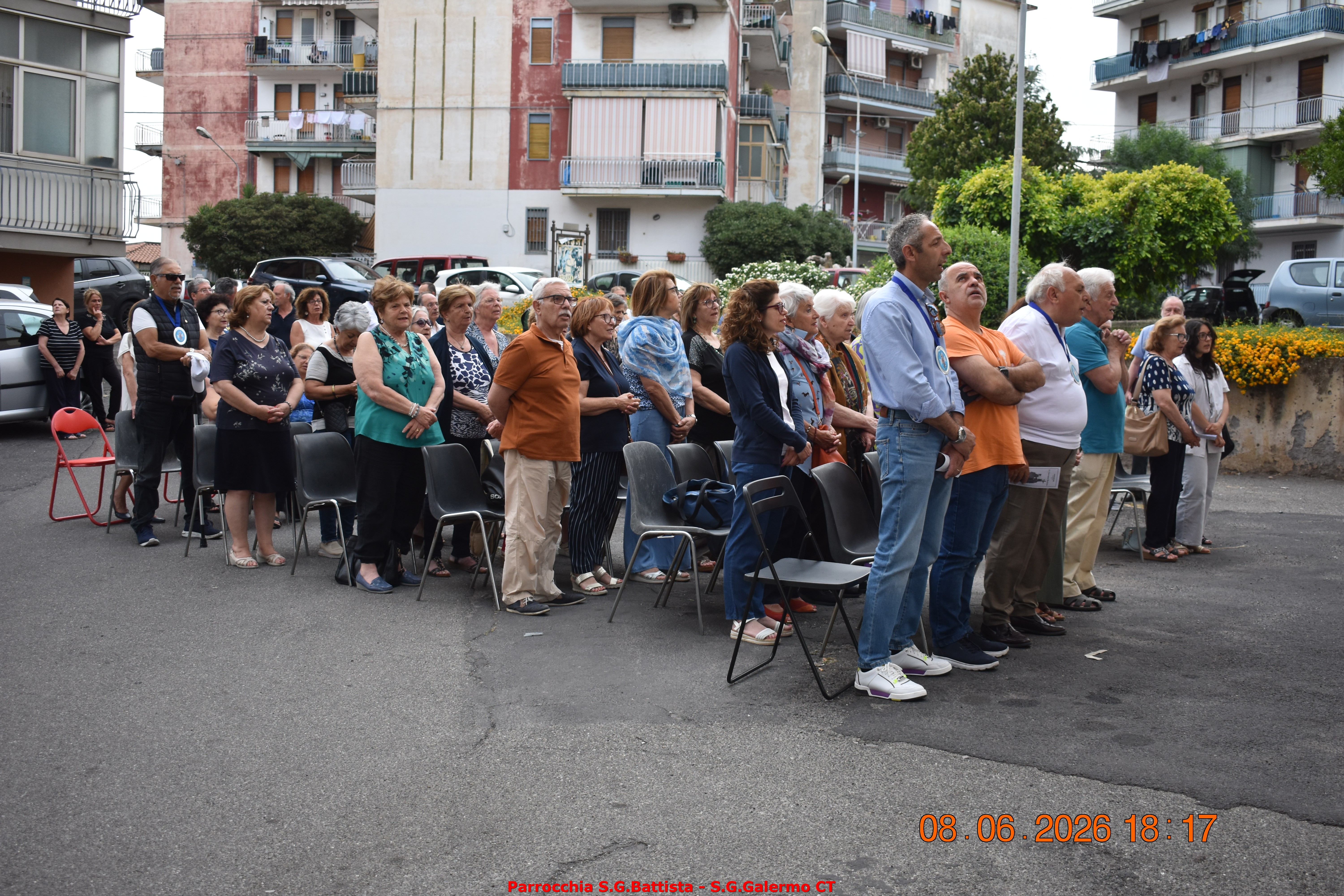 08/06/2026. Ore 18:15. Santo Rosario, Coroncina al Santo Patrono e Santa Messa in via Madonna della Via (vicino Largo Lilibeo).