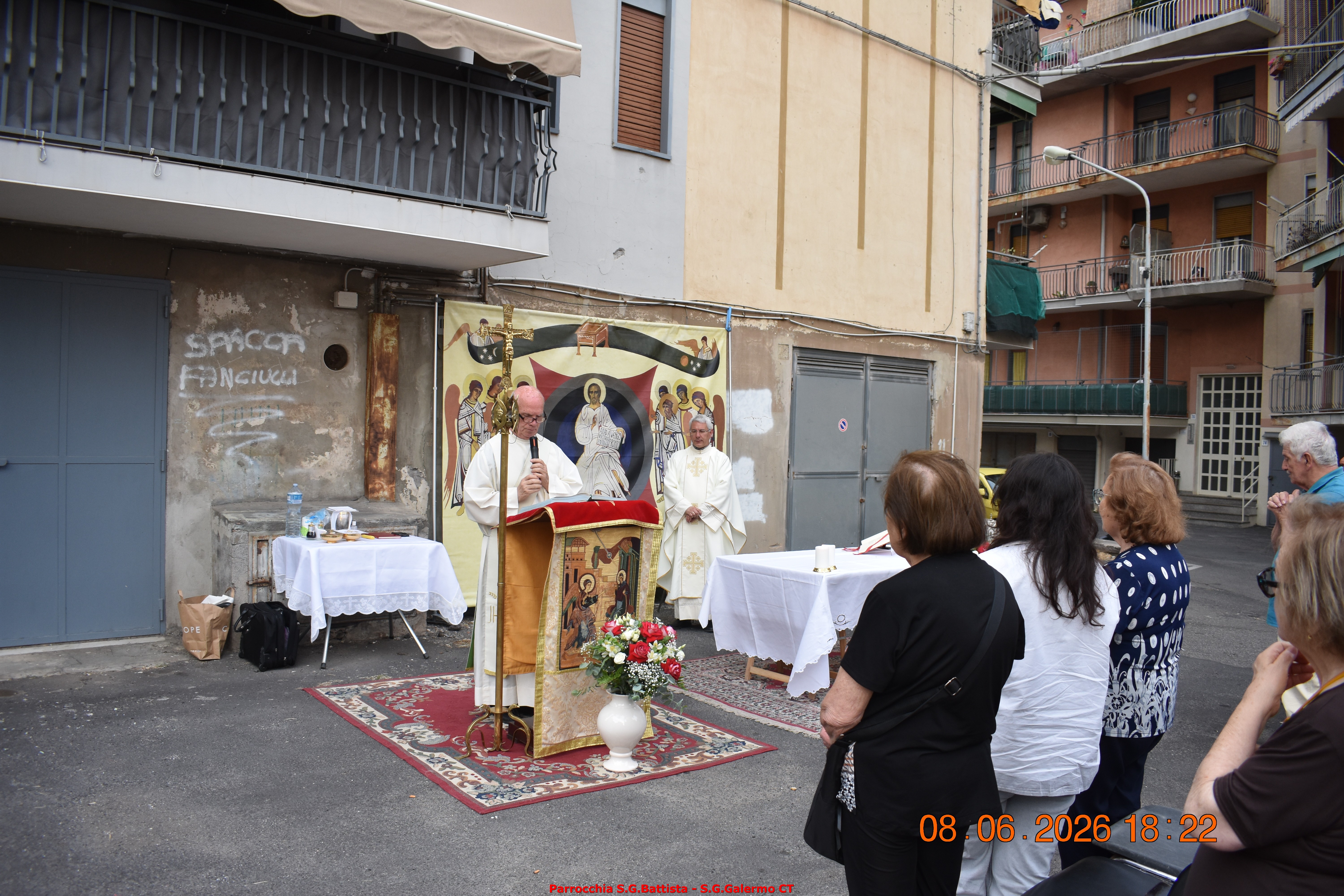 18/06/2026. Momento di preghiera devozionale con la celebrazione eucaristica del Parroco con la Reliquia del Santo Patrono e la