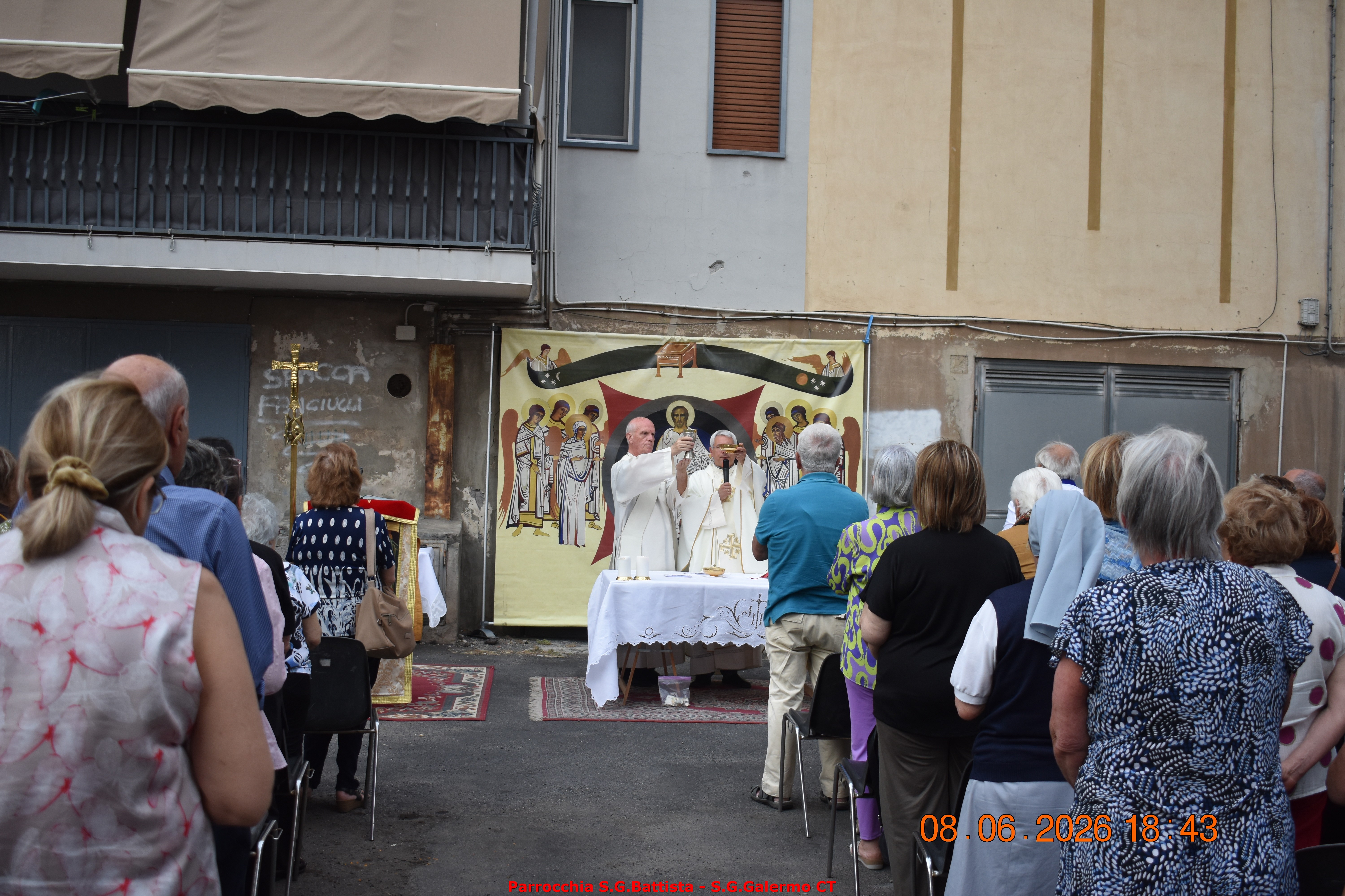 18/06/2026. Momento di preghiera devozionale con la celebrazione eucaristica del Parroco con la Reliquia del Santo Patrono e la