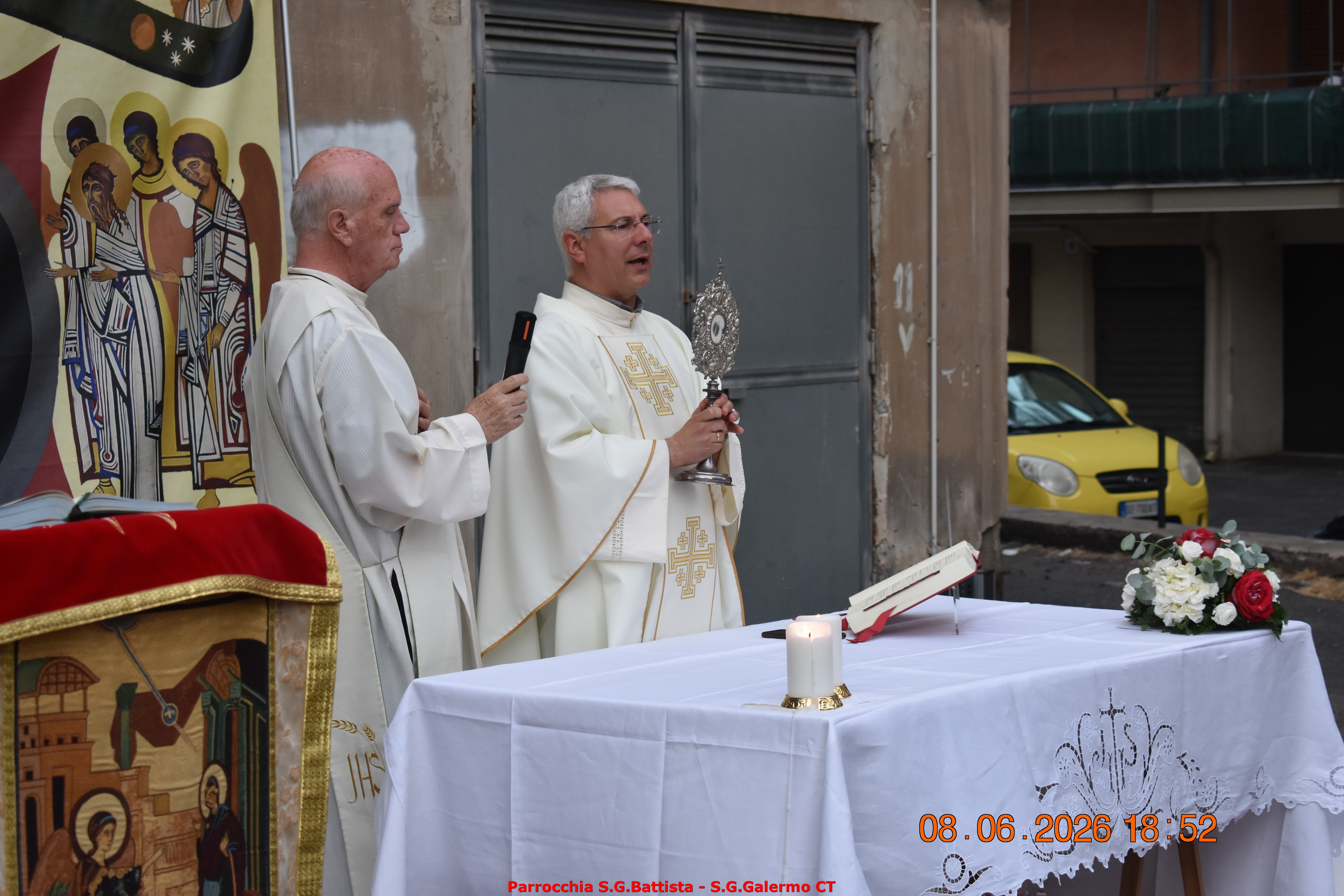 18/06/2026. Momento di preghiera devozionale con la celebrazione eucaristica del Parroco con la Reliquia del Santo Patrono e la