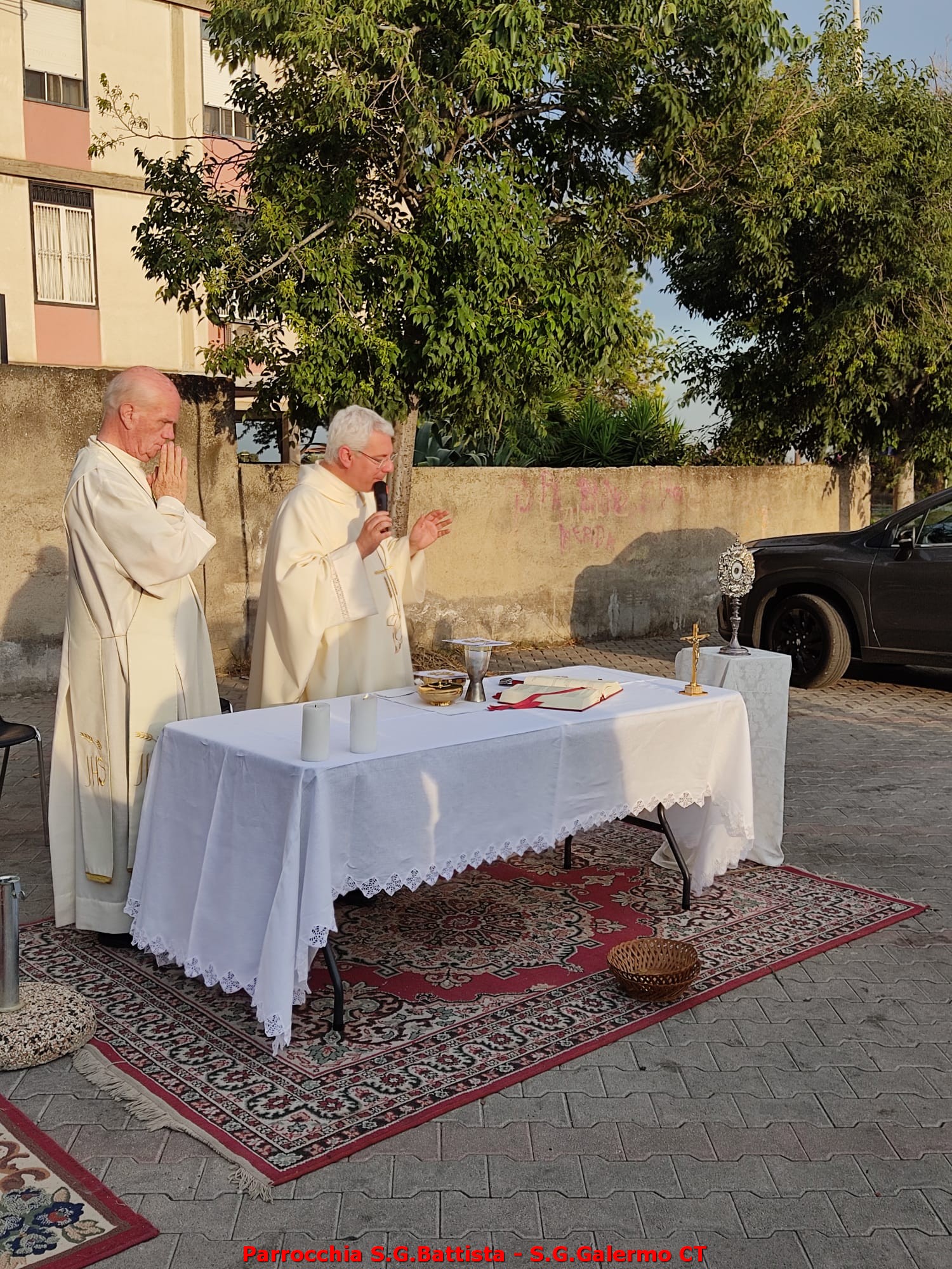 18/06/2026. Momento di preghiera devozionale con la celebrazione eucaristica del Parroco con la Reliquia del Santo Patrono e la