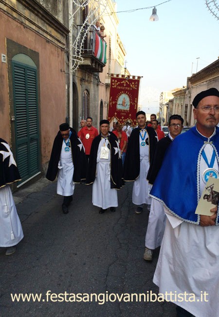 26/06/2016. San Giovanni Montebello. Il Governatore Salvatore Di Bella assieme ai due assistenti.