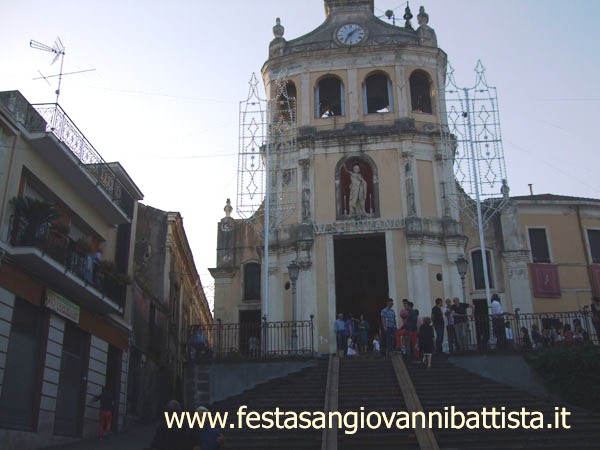 26/06/2016. San Giovanni Montebello. Particolare della Chiesa Madre di San Giovanni di Montebello.