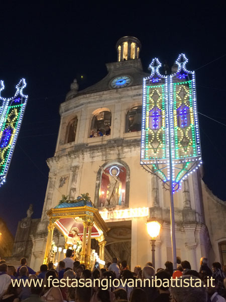 26/06/2016. San Giovanni Montebello. Solenne Uscita del venerato simulacro di San Giovanni Battista.