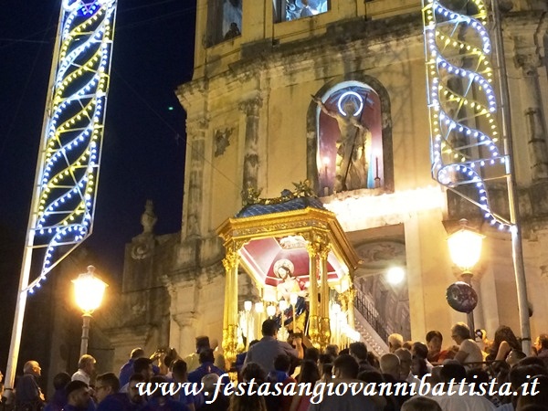 25/06/2016. San Giovanni Montebello. Solenne Uscita del venerato simulacro di San Giovanni Battista.