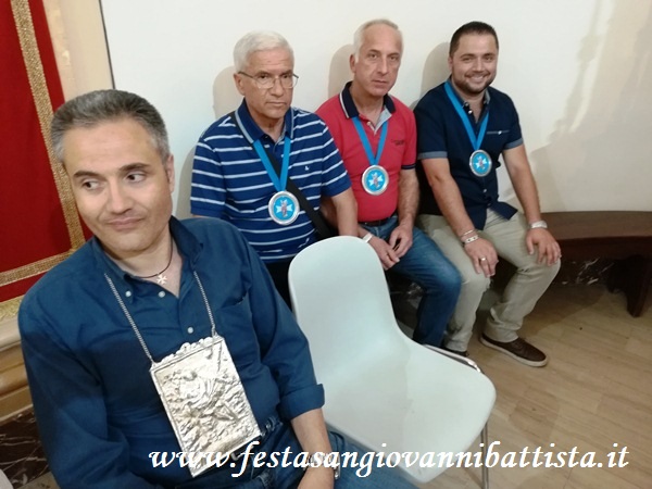 17/06/2018. L'attuale Sede Regnante della Confraternita assieme ad alcuni confrati in preghiera.