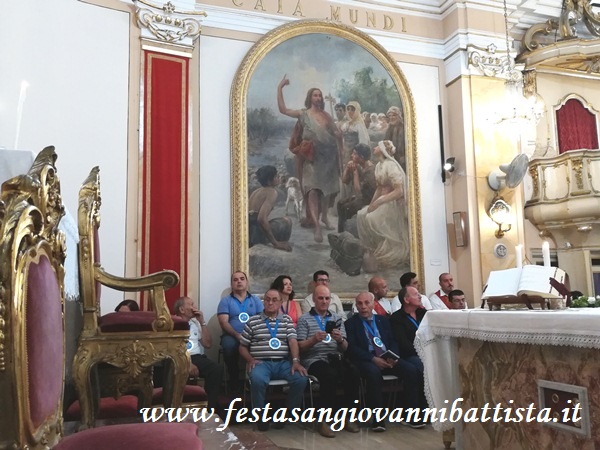 17/06/2018. I Confrati del 'Battista' in silenzio.