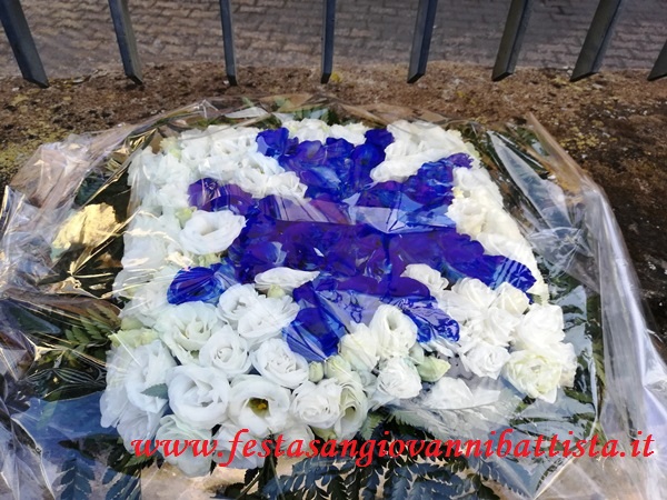 25/06/2018. Particolare della bellissima croce di Malta donata dalla Commissione dei Festeggiamenti Festa San Giovanni Battista di S.G.Galermo a quella di Acitrezza.