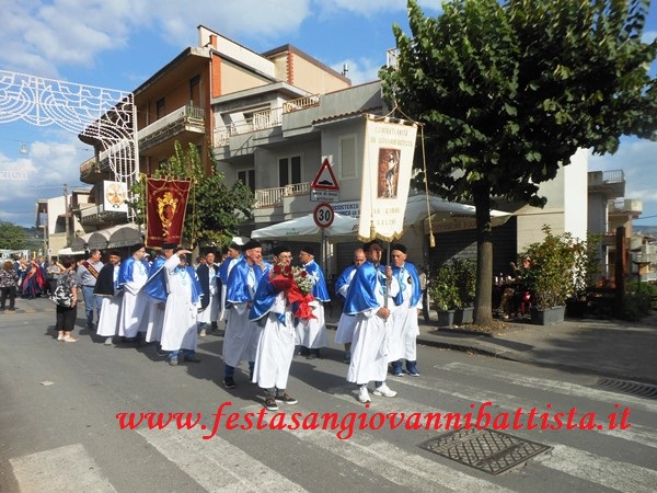 28/08/2018. In processione per amore e devozione a San Giovanni Battista.
