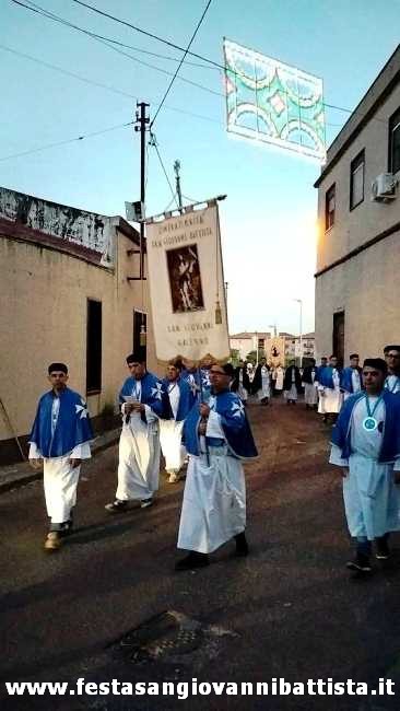 11/06/2022. Alcuni momenti della processione della reliquia di S.Antonio Abate a Gravina di Catania.