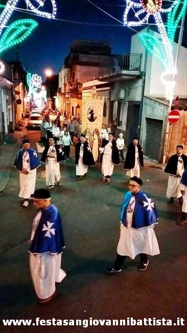 11/06/2022. Alcuni momenti della processione della reliquia di S.Antonio Abate a Gravina di Catania.