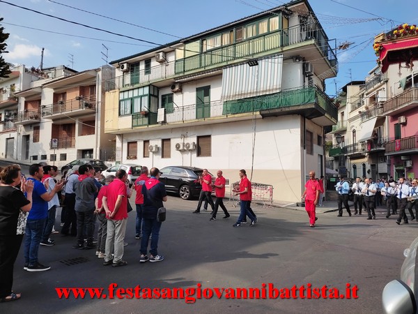 25/06/2023. Alcune fasi dell'omaggio floreale a San Giovanni Battista.