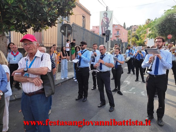 25/06/2023. Alcune fasi dell'omaggio floreale a San Giovanni Battista.