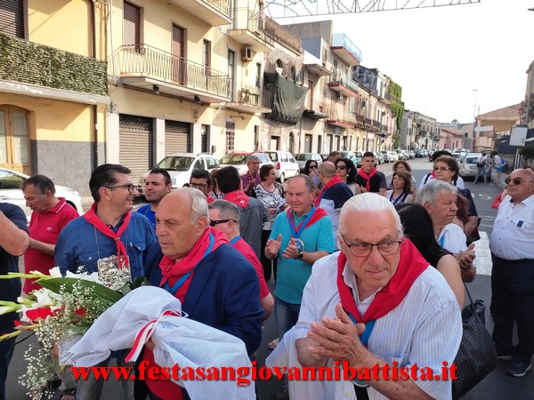 25/06/2023. Alcune fasi dell'omaggio floreale a San Giovanni Battista.