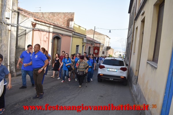 25/06/2024. Alcuni momenti della partecipazione della Confraternita di San Giovanni Battista alla solenne processione in onore del santo patrono a San Giovanni Montebello.