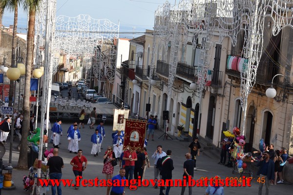 25/06/2024. Alcuni momenti della partecipazione della Confraternita di San Giovanni Battista alla solenne processione in onore del santo patrono a San Giovanni Montebello.