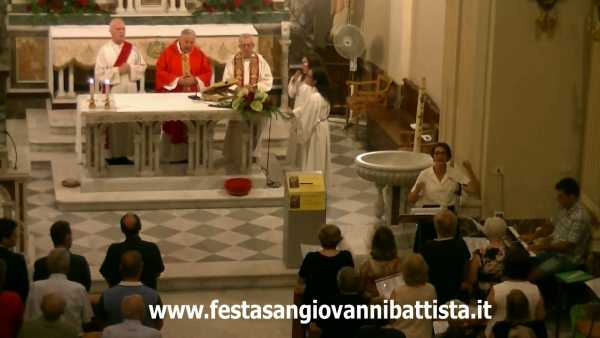 29/08/2019. Ore 20:00. Messa celebrata da Mons. Giovanni Lanzafame.